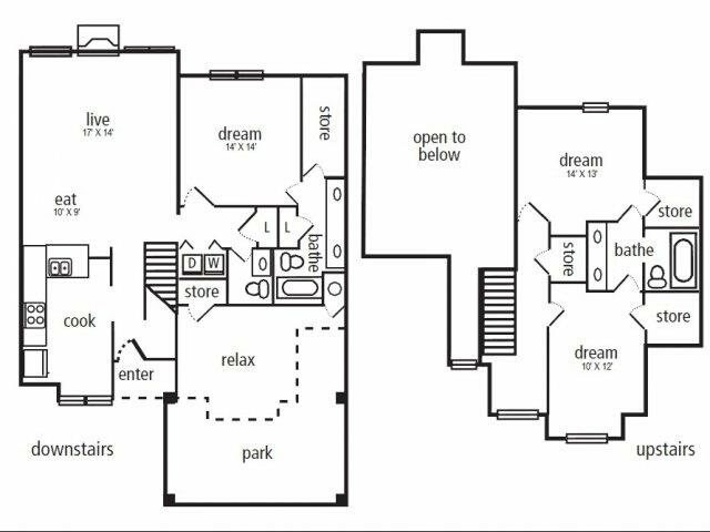 Unit 1603 1603 floor plan